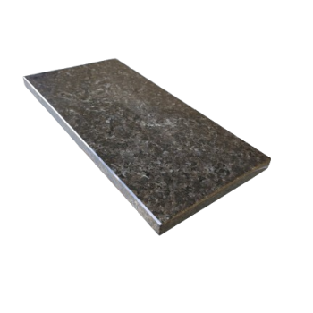 Parapet z granitu Black Pearl Poler szerokość 22,5cm grubość 2cm